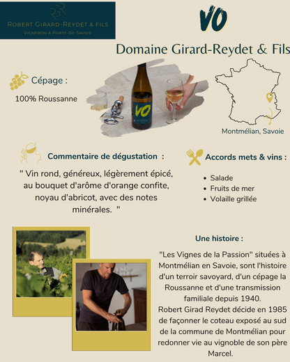 Domaine Girard-Reydet & Fils – VO 100% Roussanne 2020